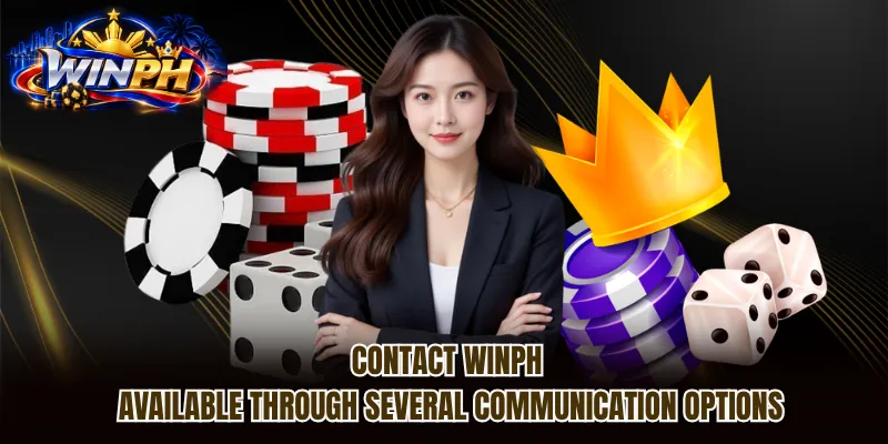 Contact WINPH available through several communication options