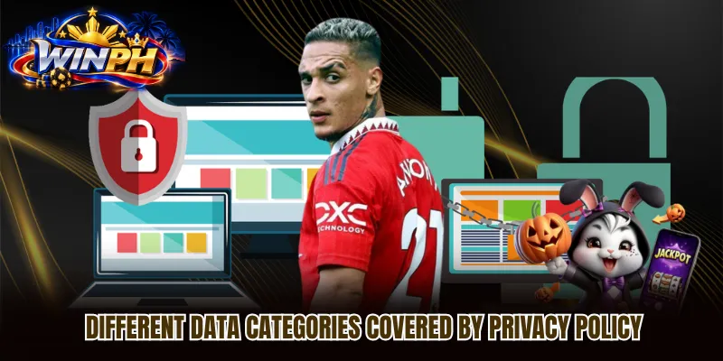 Different data categories covered by Privacy Policy