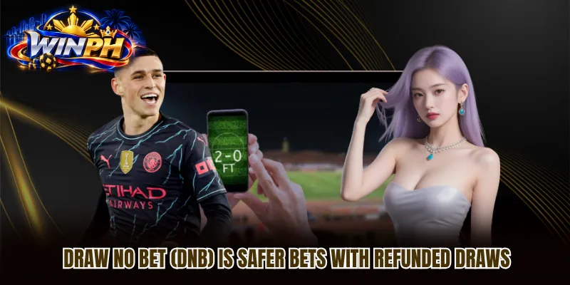 Draw No Bet (DNB) is safer bets with refunded draws