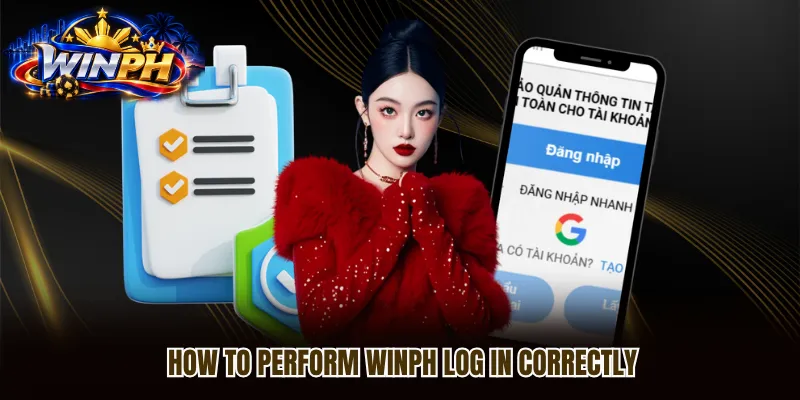 How to perform WINPH Log in correctly