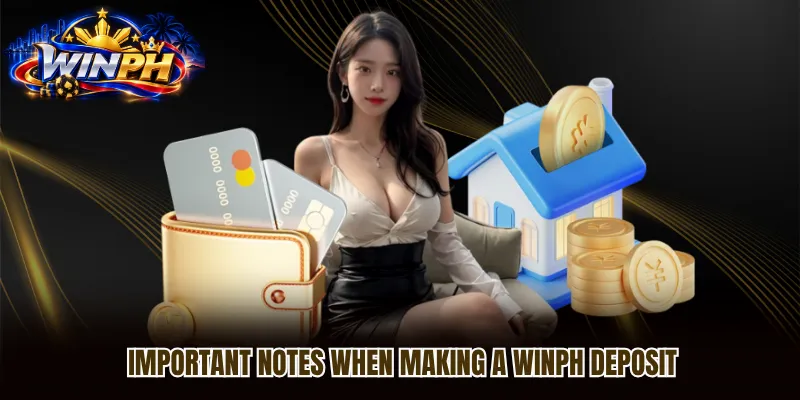 Important notes when making a WINPH Deposit